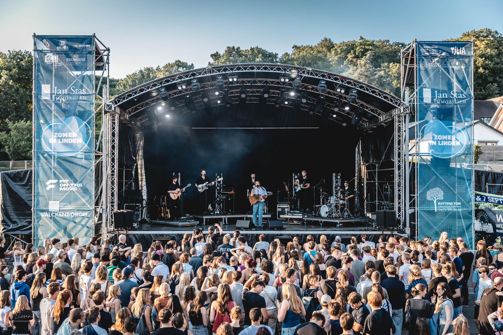 Op het festival